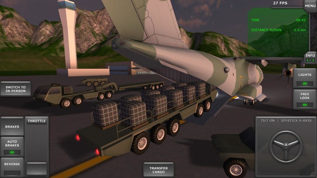 Turboprop Flight Simulator 3D 게임 스크린 샷