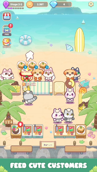Cozy Cafe: Animal Restaurant Game Screenshot