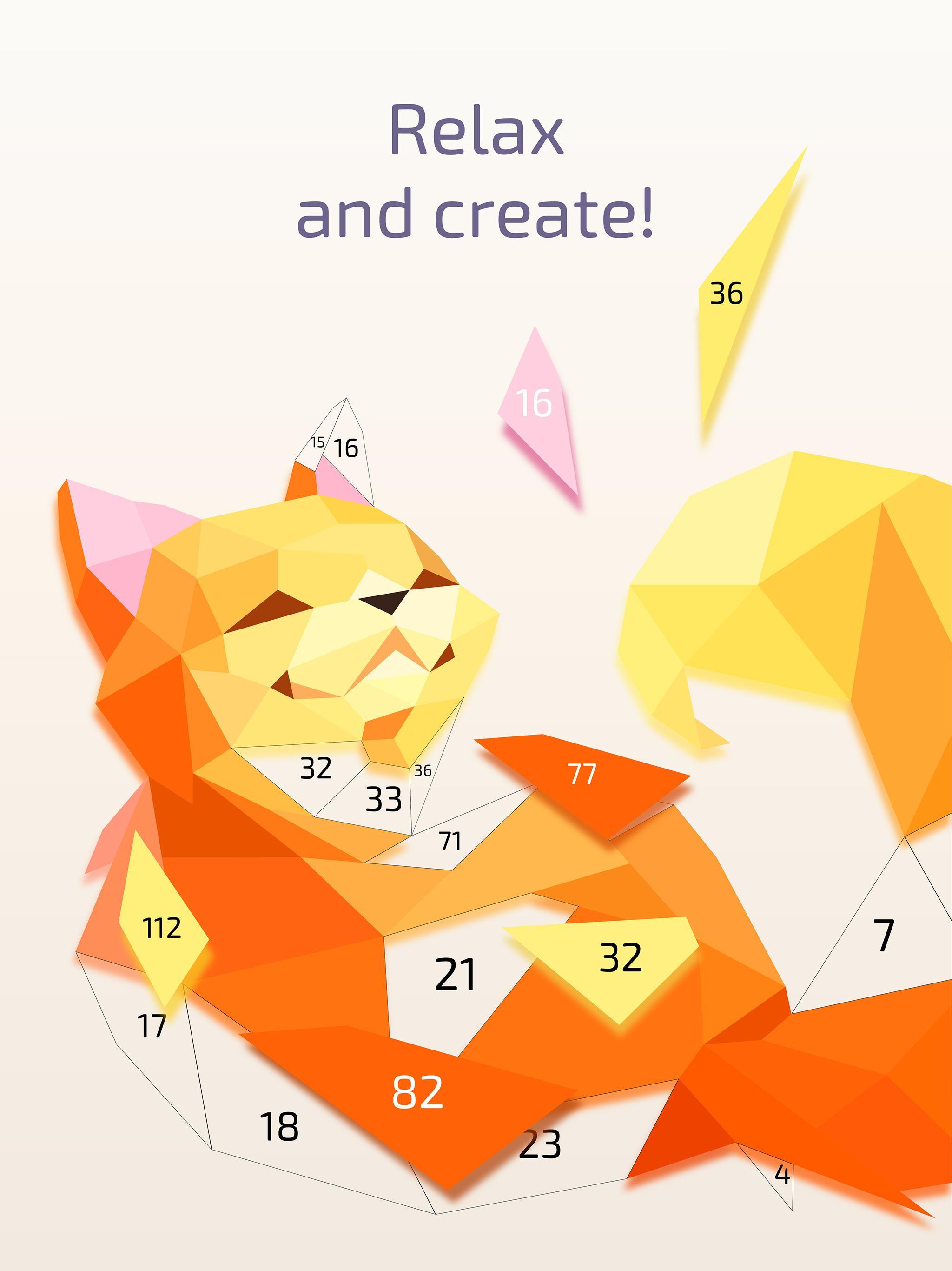 Screenshot of Poly Color  - coloring games, color by number
