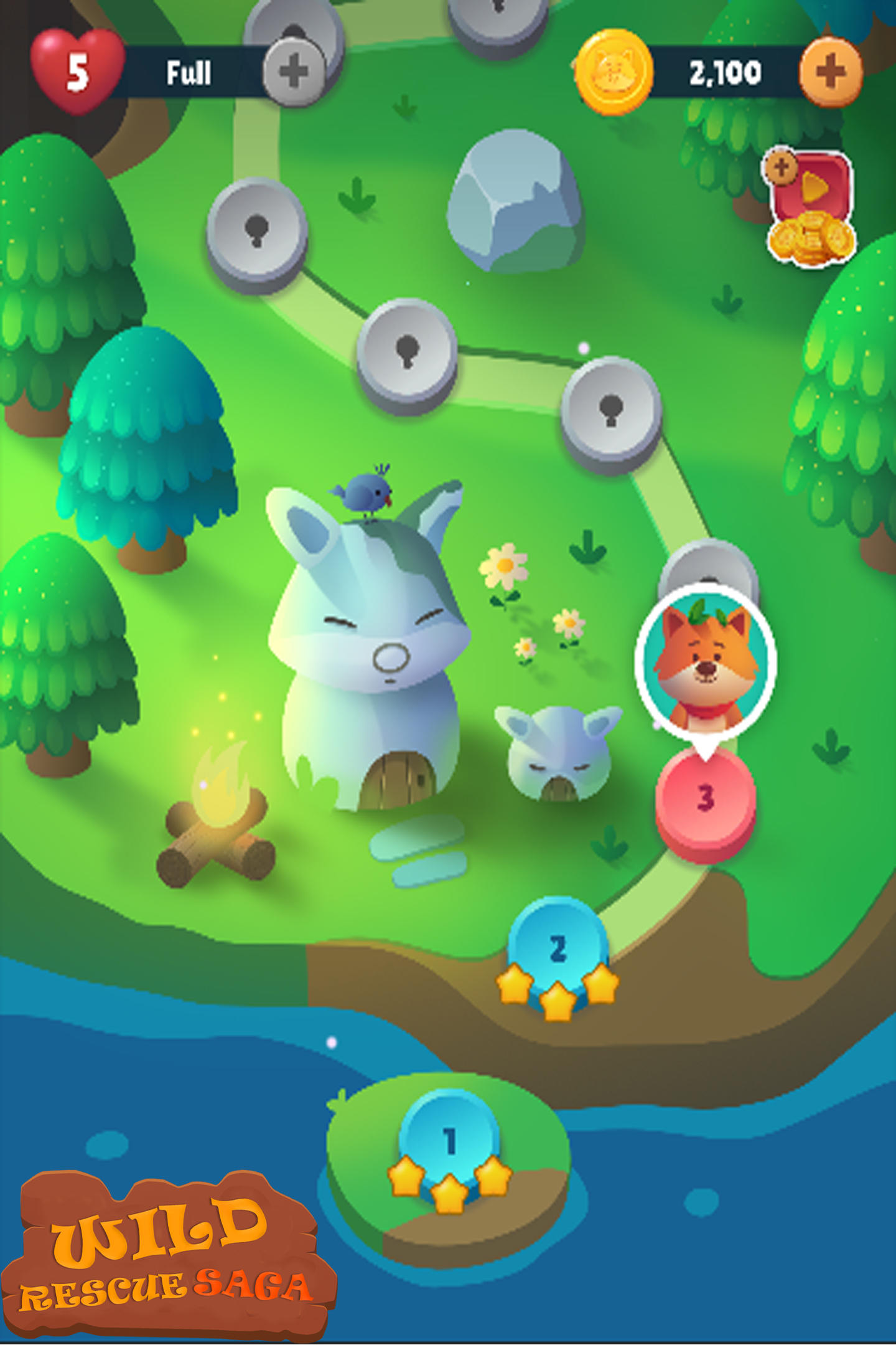 Finnegan fox's wild rescue Game Screenshot