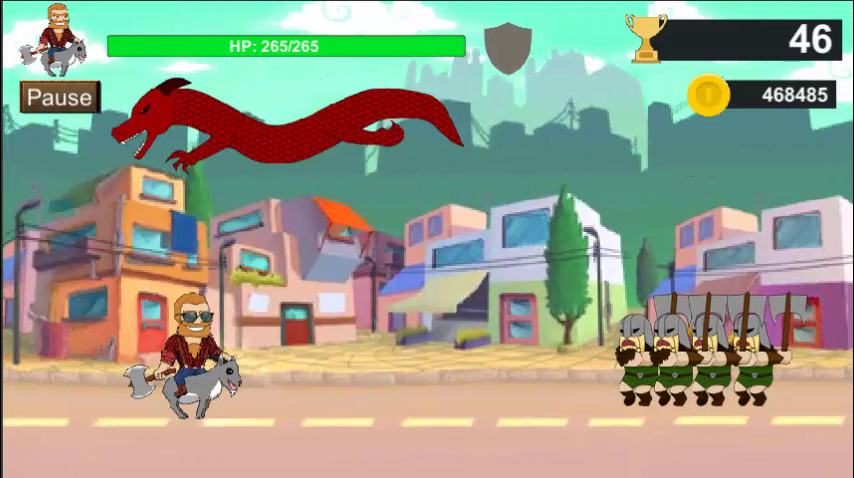 Goat Rider Game Screenshot