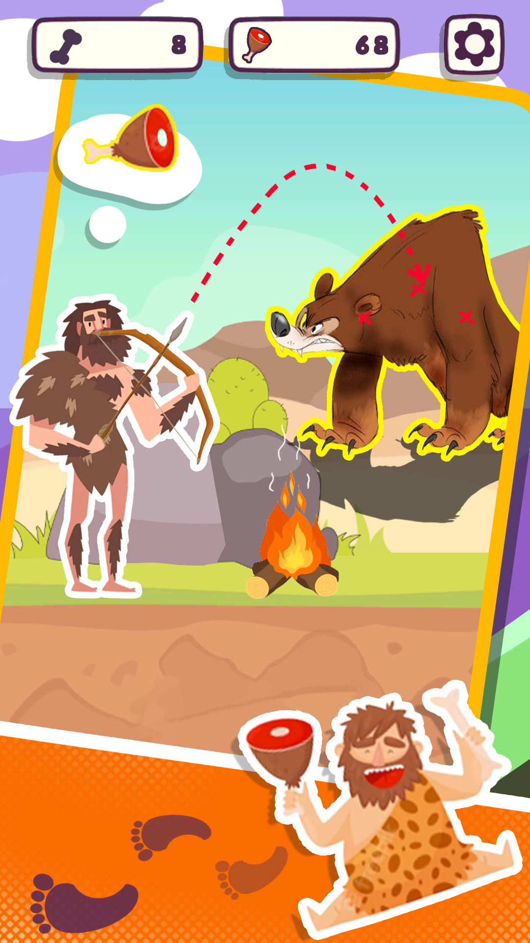 Скриншот игры Trap Tales: the croods master