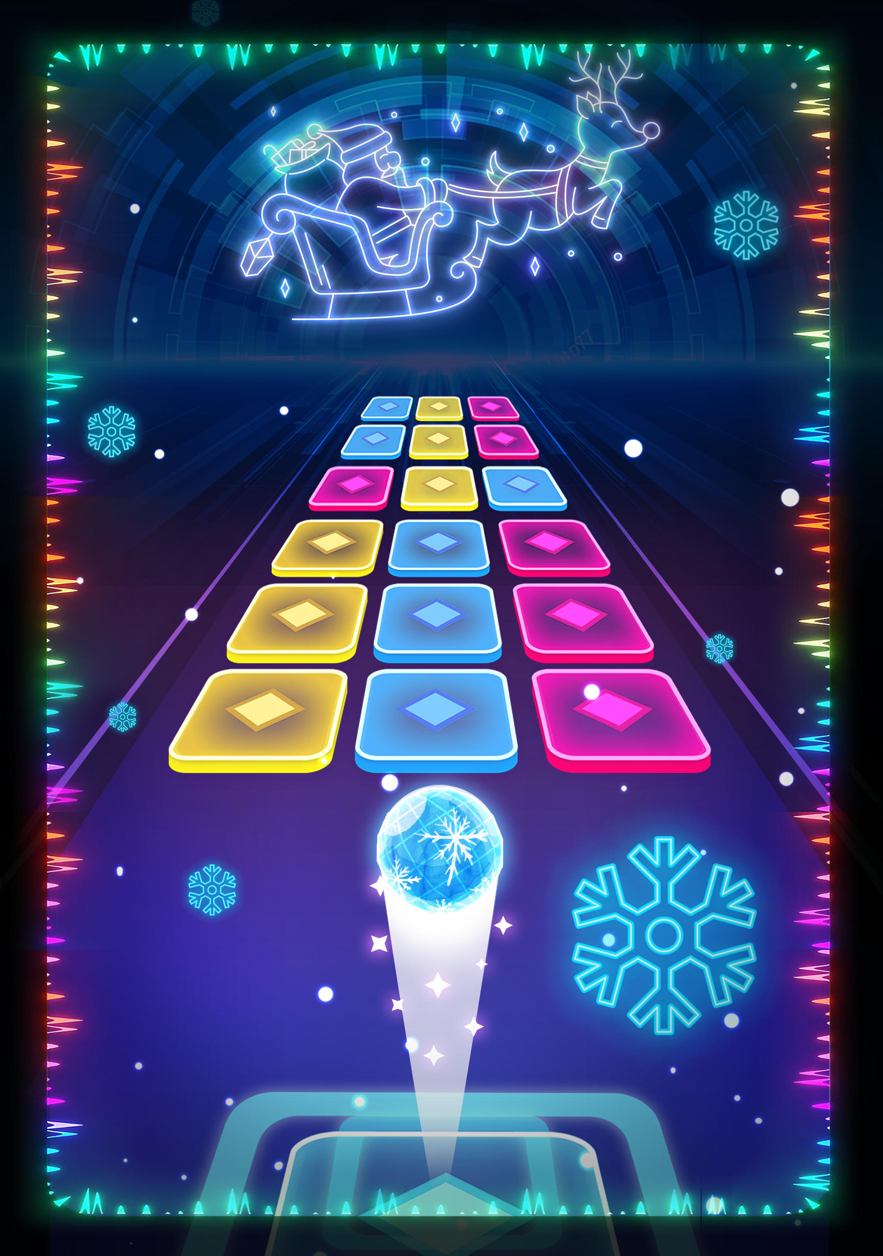 Color Hop 3D - Music Game Game Screenshot