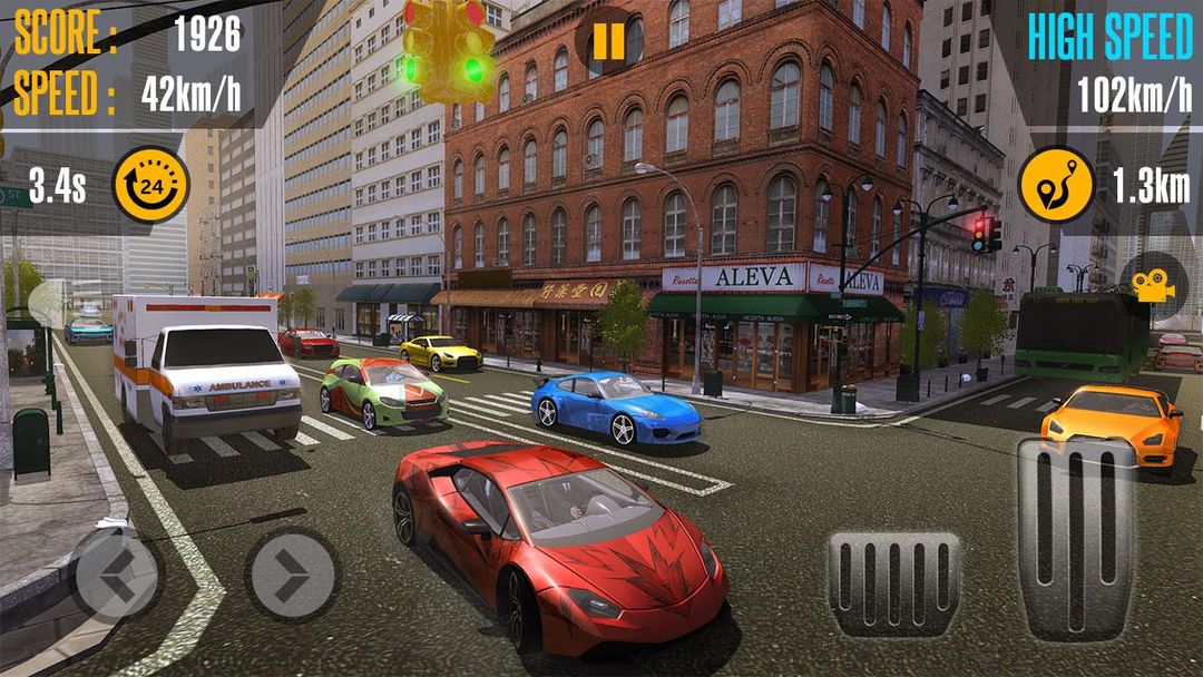 Super Highway Traffic Car Racer 3D 게임 스크린 샷