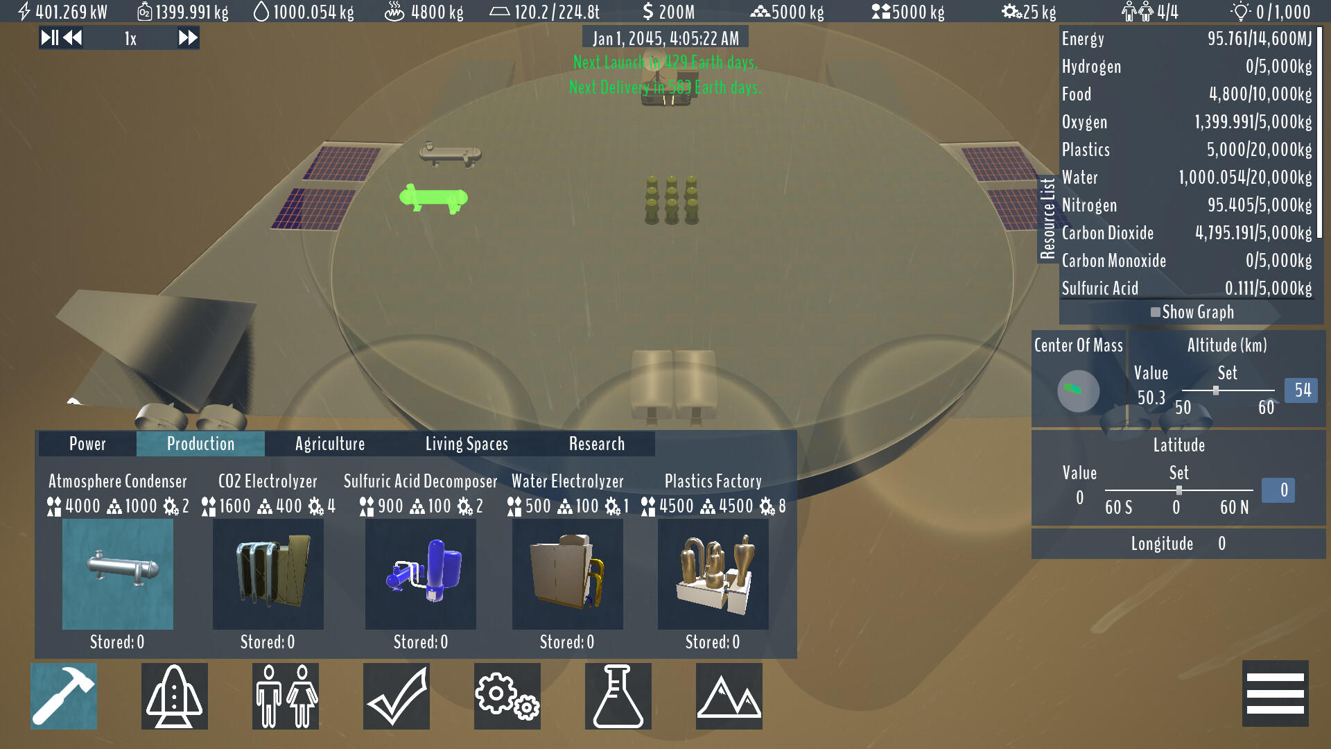 Screenshot of Sky Base Venus