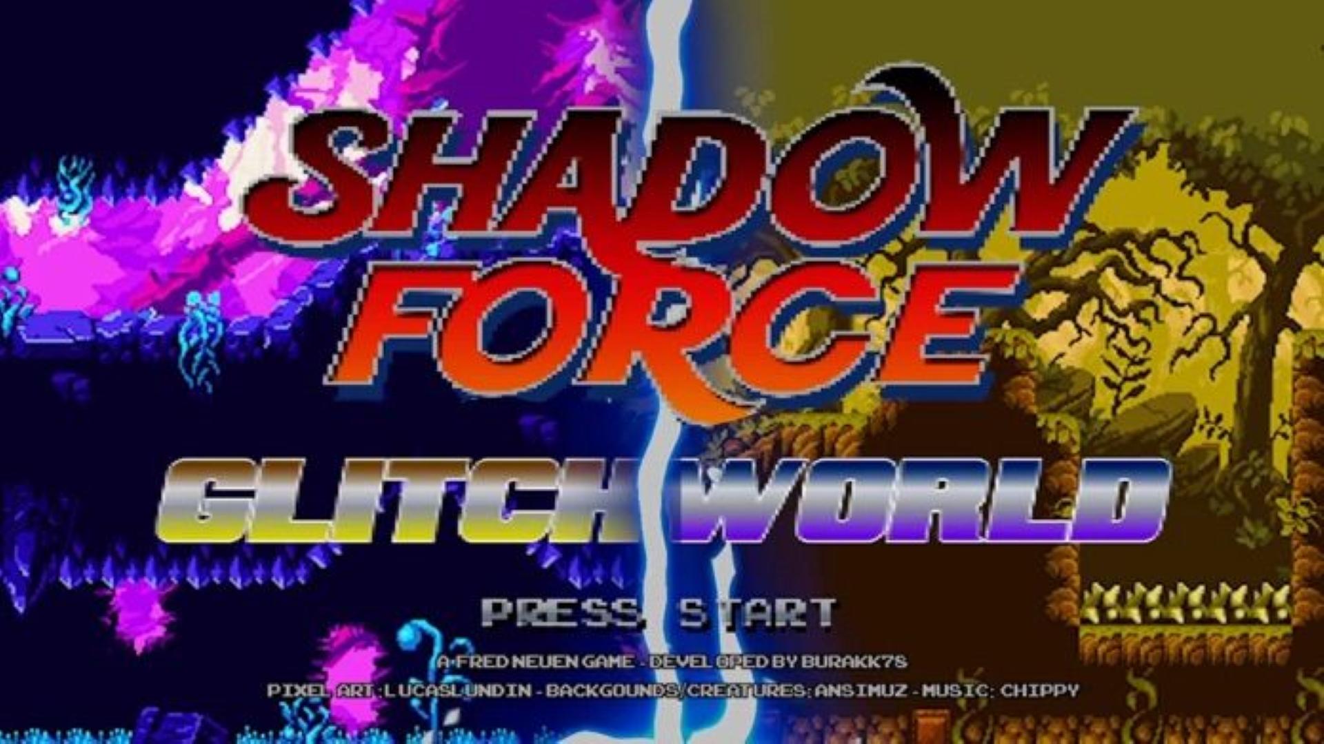 Shadow Force: Glitchworld 게임 스크린 샷