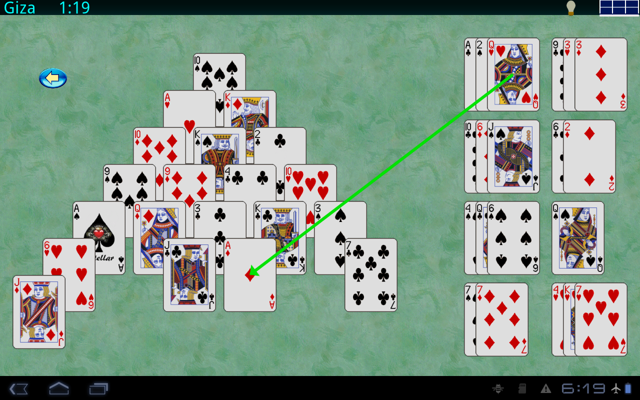 Stellar Solitaire Game Screenshot
