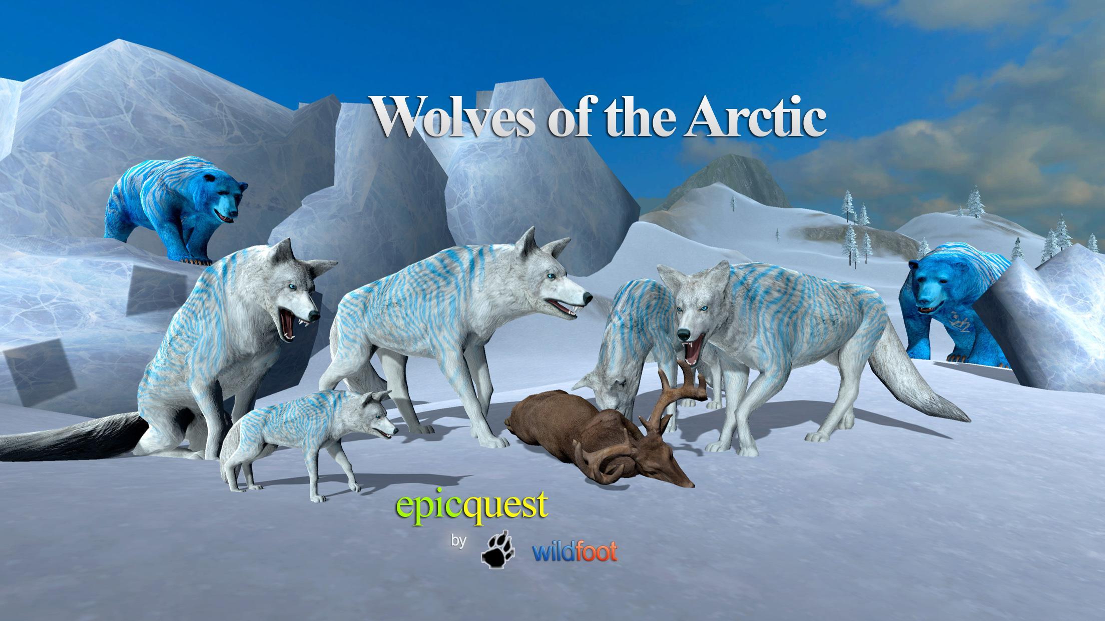 Wolves of the Arctic Game Screenshot