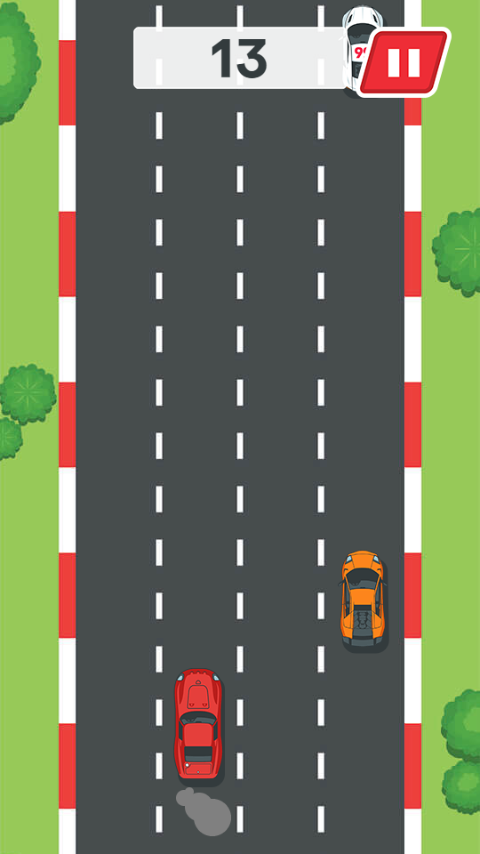 Fast Lane Racing Game Screenshot