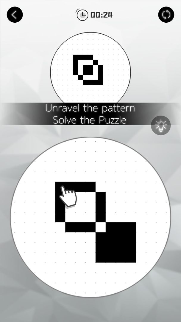 Overlap:Black and White Puzzle ภาพหน้าจอเกม