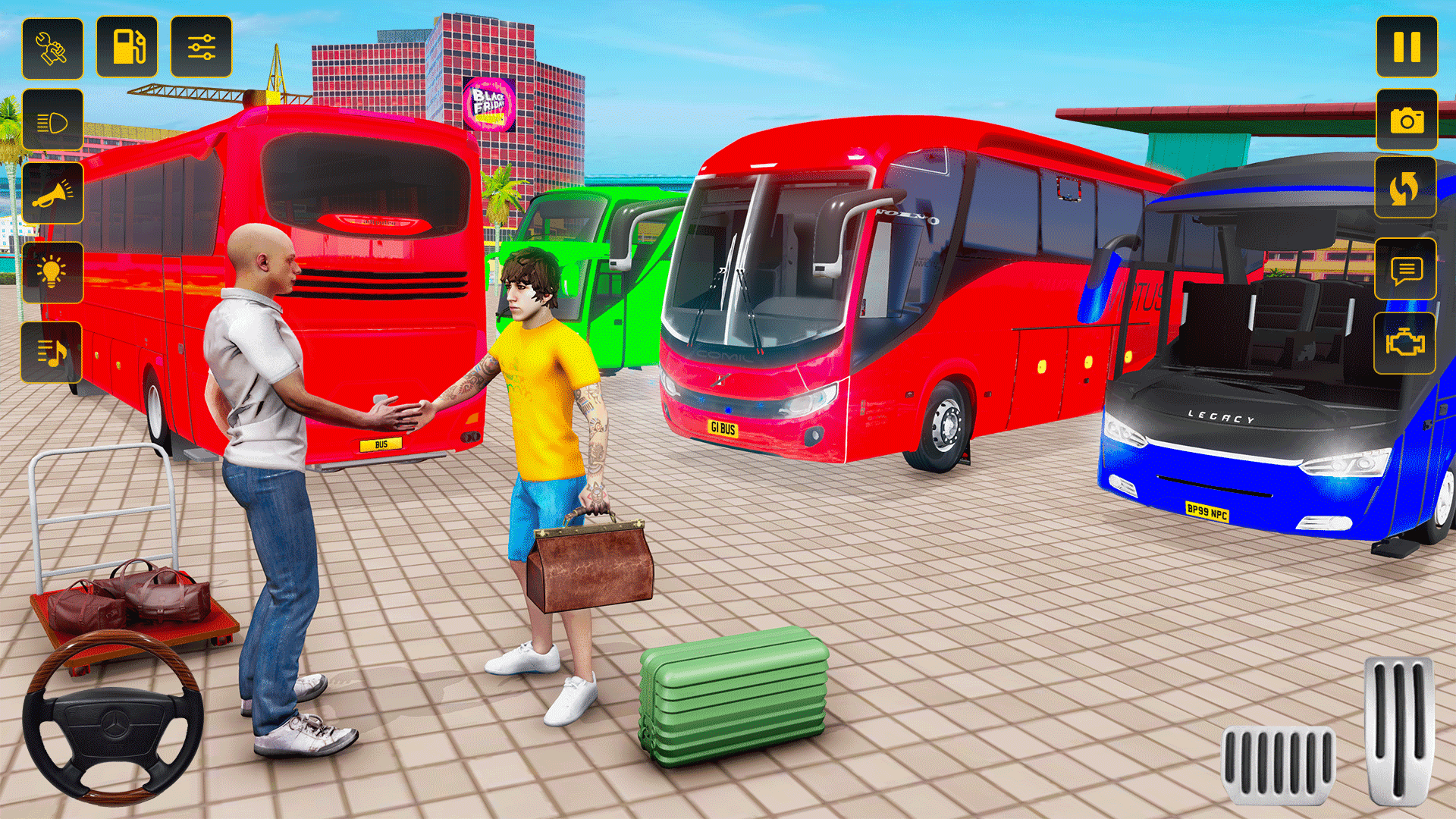 Real Bus Simulator 3d Bus Game ภาพหน้าจอเกม