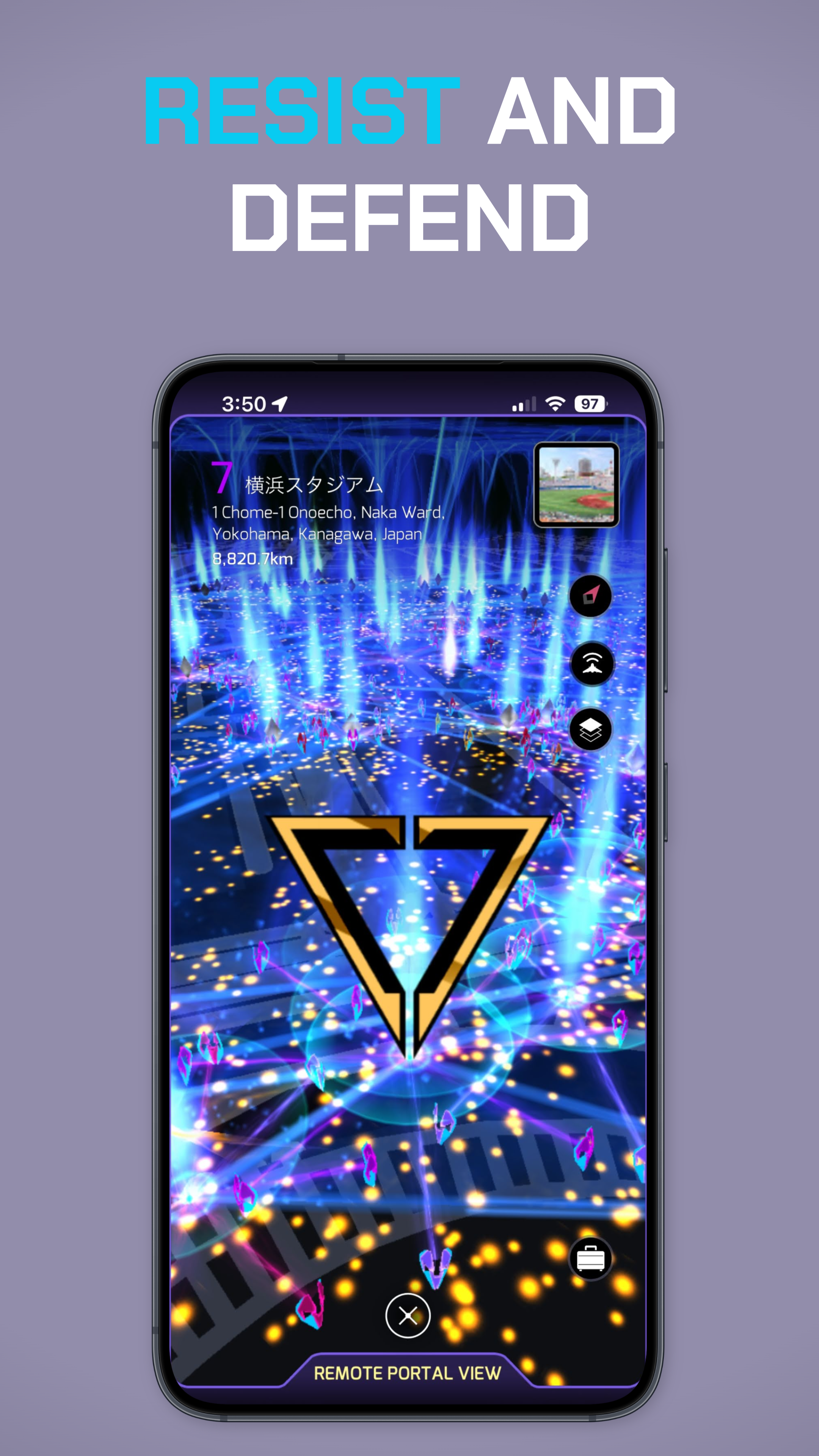 Ingress Game Screenshot