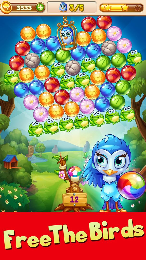 Screenshot of Forest Rescue: Bubble Pop