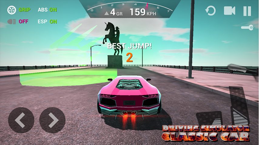 Basic Driving Simulator - Classic Car screenshot game