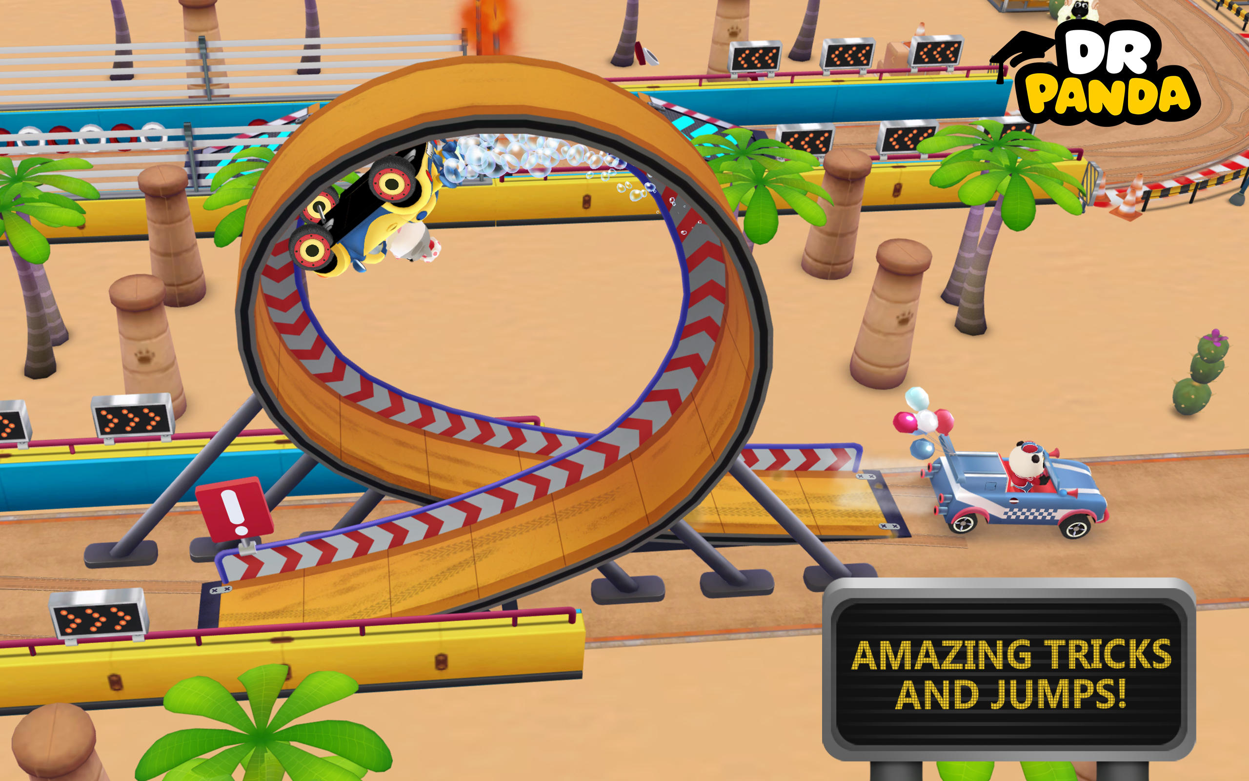 Dr. Panda Racers Game Screenshot