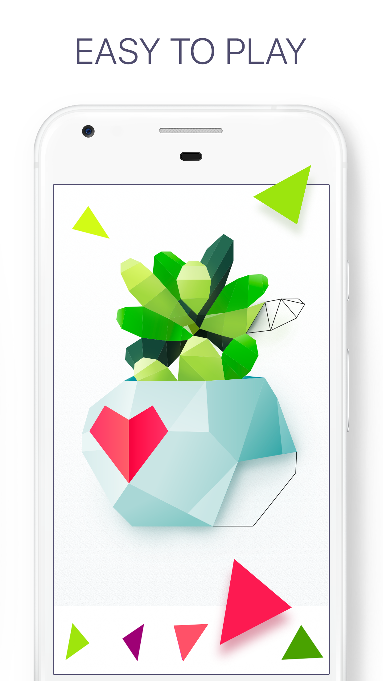 Poly - Coloring Puzzle Art Book Game Screenshot