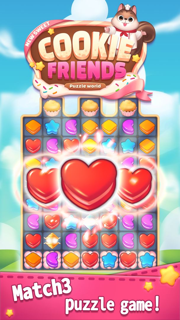 New Sweet Cookie Friends2020: Puzzle World遊戲截圖