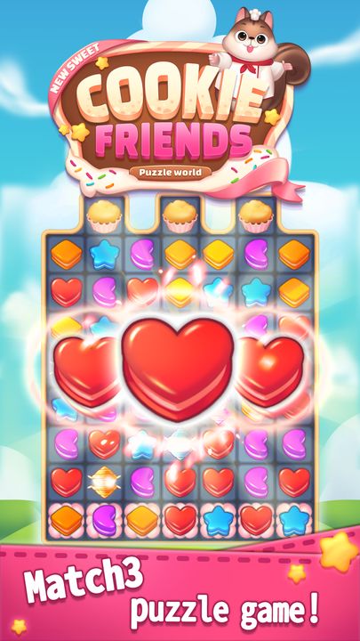 Screenshot 1 of New Sweet Cookie Friends2020: Puzzle World 