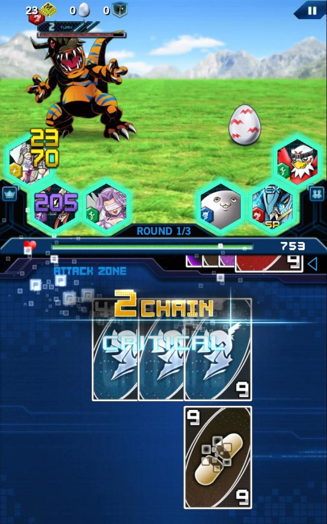 Digimon Heroes!遊戲截圖