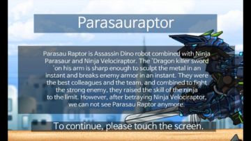 Parasauraptor: Dino Robot Game Screenshot