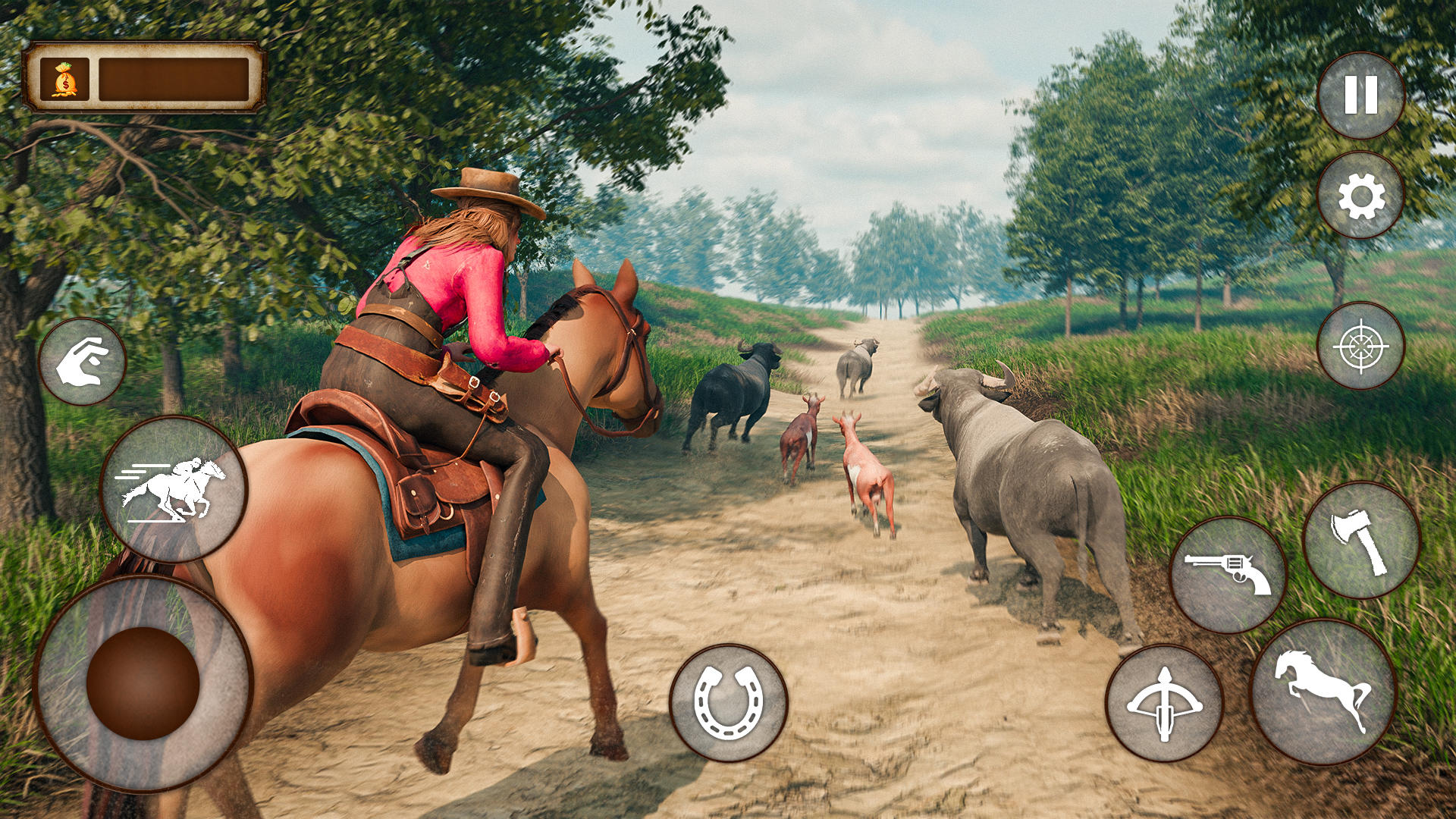 Cowboy Rodeo Rider- Wild West Game Screenshot