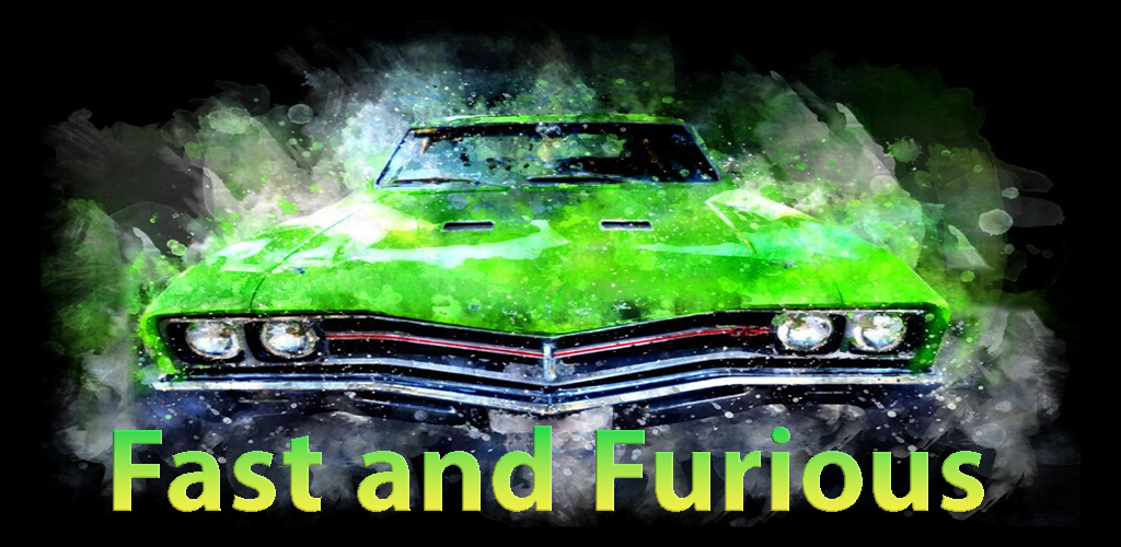 Banner of Fast and Furious Car racing 