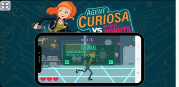 AGENT CURIOSA VS ROGUE ROBOTS Game Screenshot