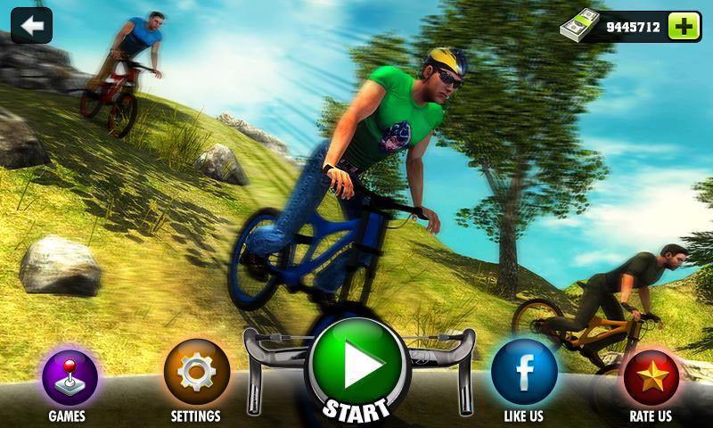 Cuplikan Layar Game Uphill Offroad Bicycle Rider