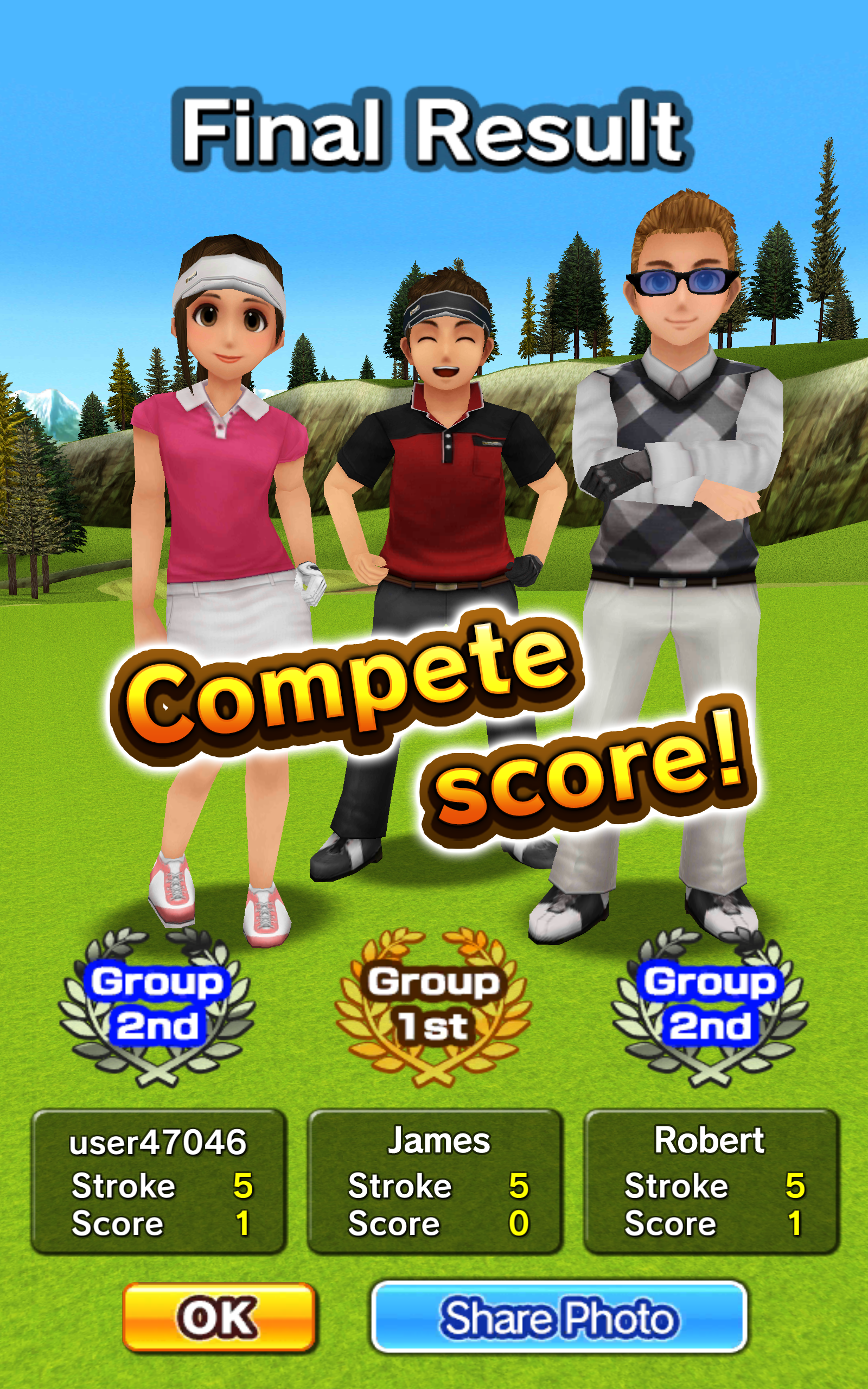 Golf Days:Excite Resort Tour Game Screenshot
