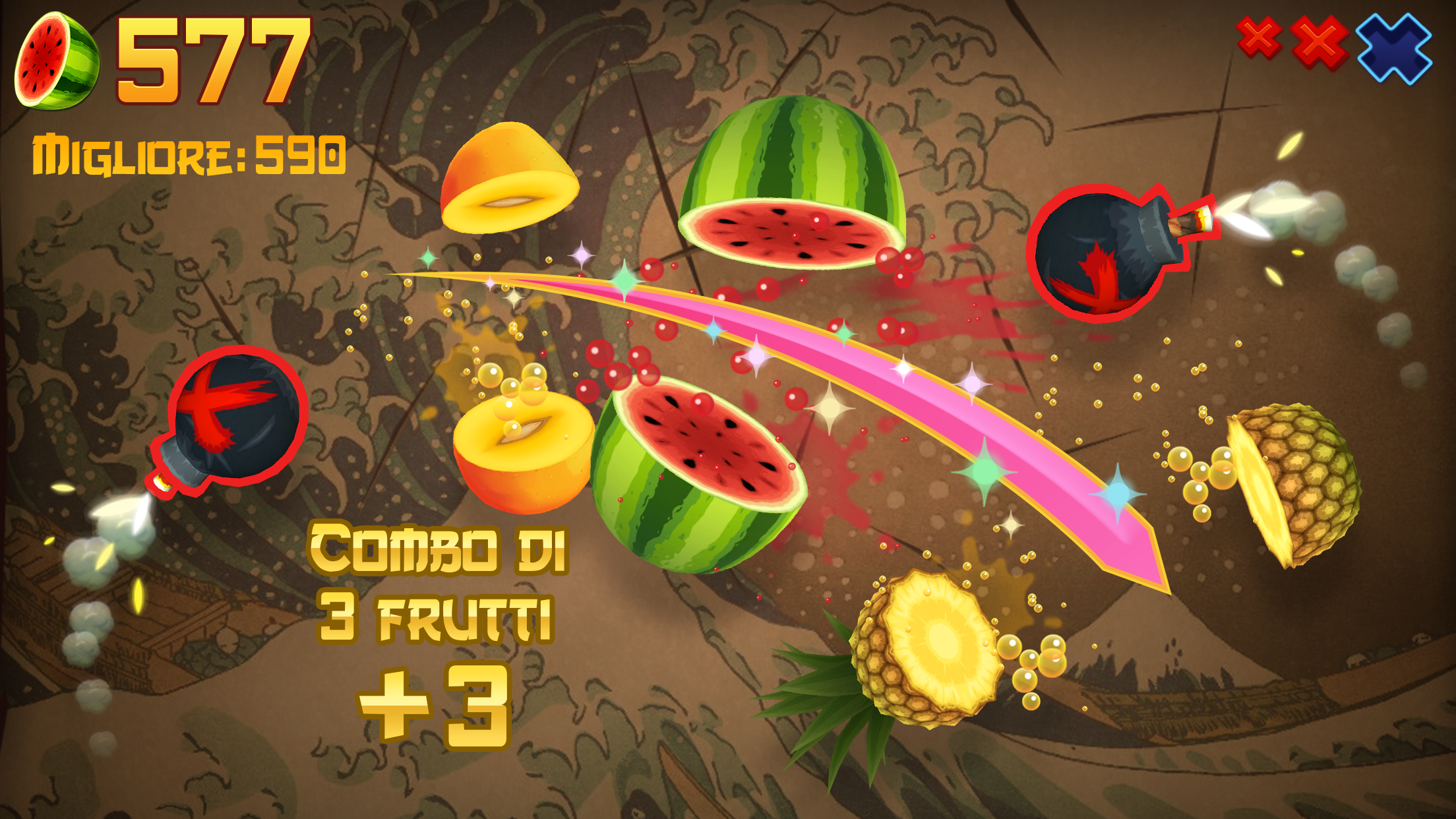 Screenshot 1 of Fruit Ninja Classic+ 