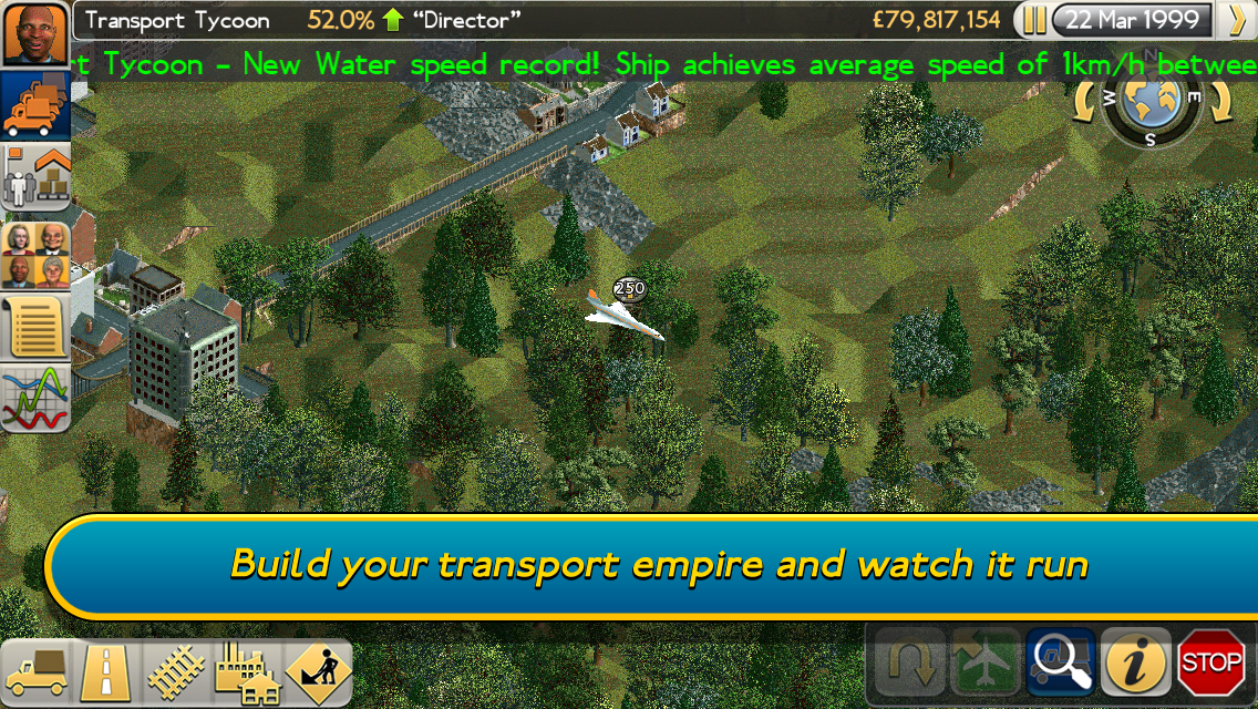 Transport Tycoon Game Screenshot