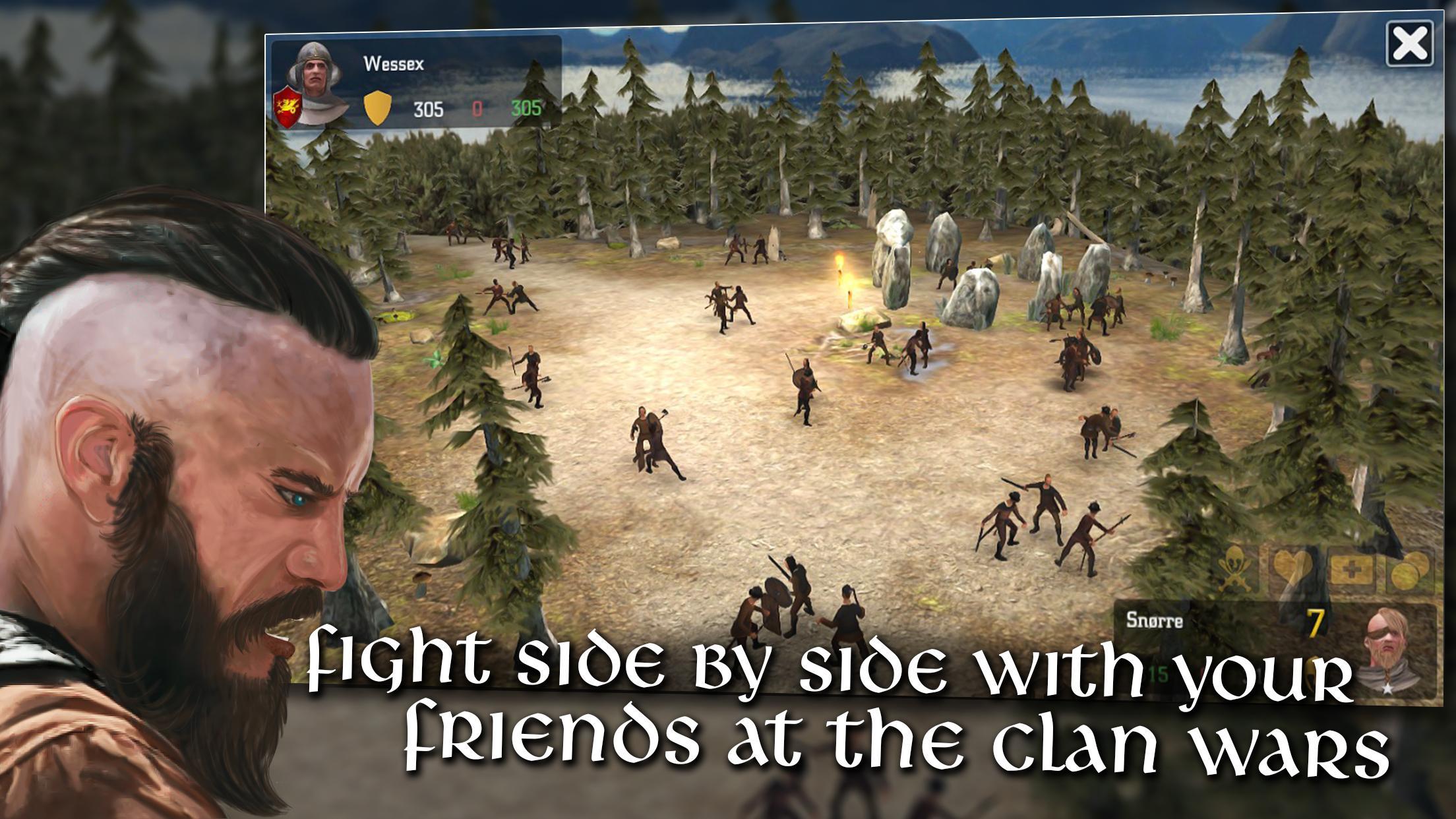 Screenshot 1 of Viking dalam Perang 1.3.0