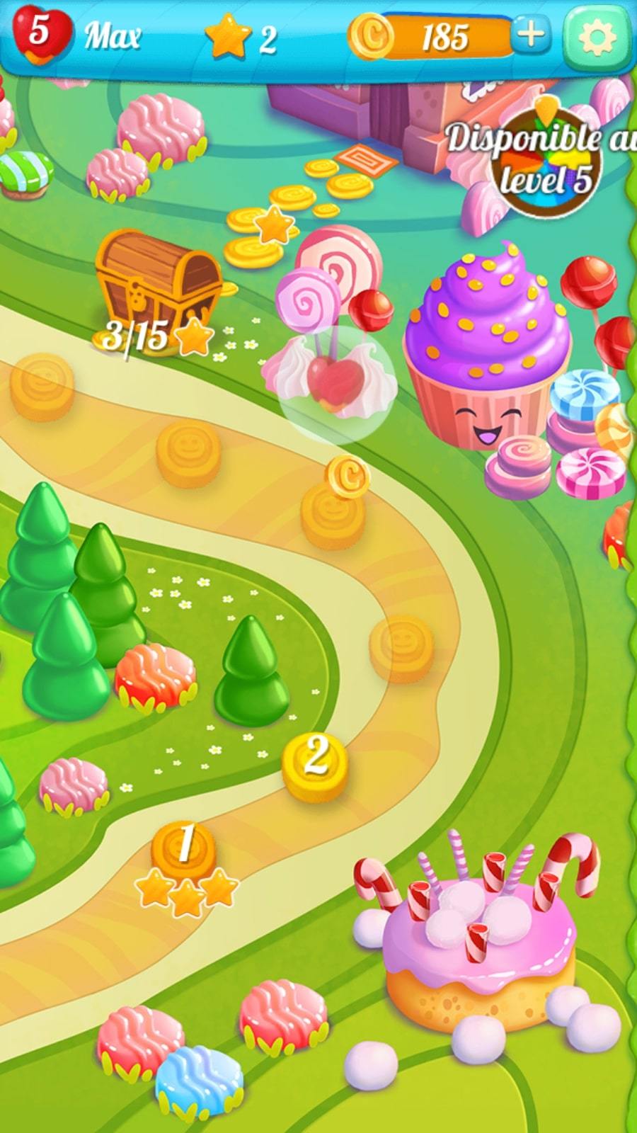 Cuplikan Layar Game Cookie Crush 3