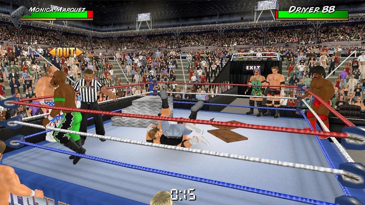 Wrestling Empire Game Screenshot