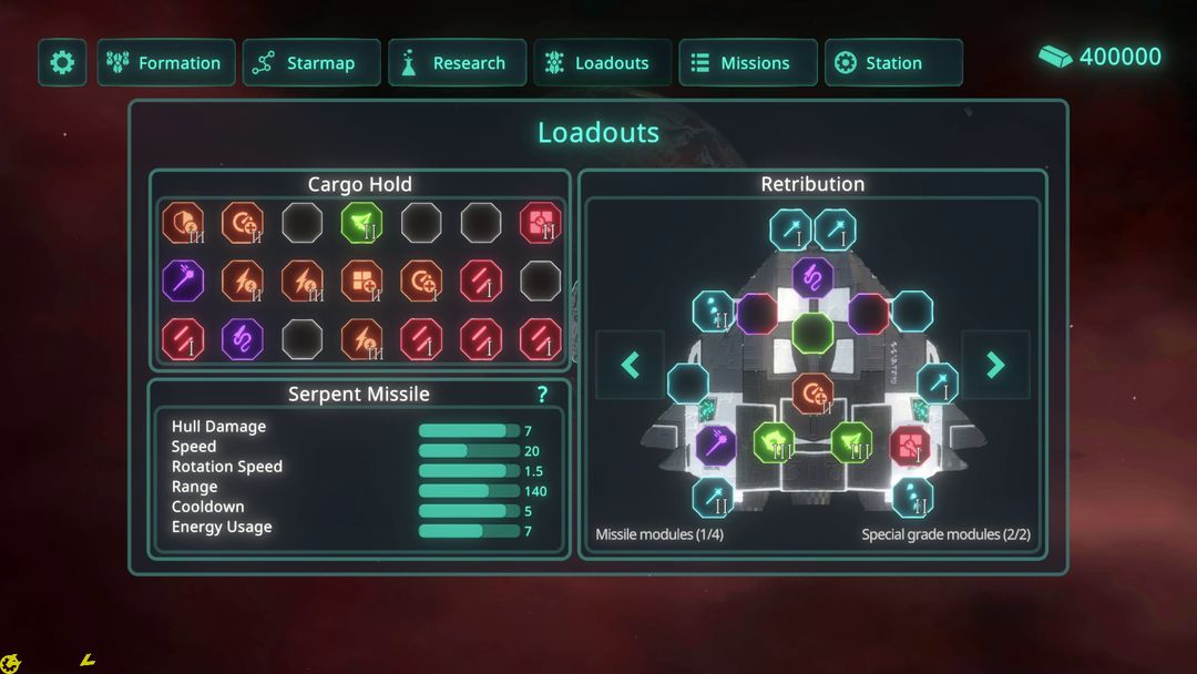 Screenshot of Space Menace Demo