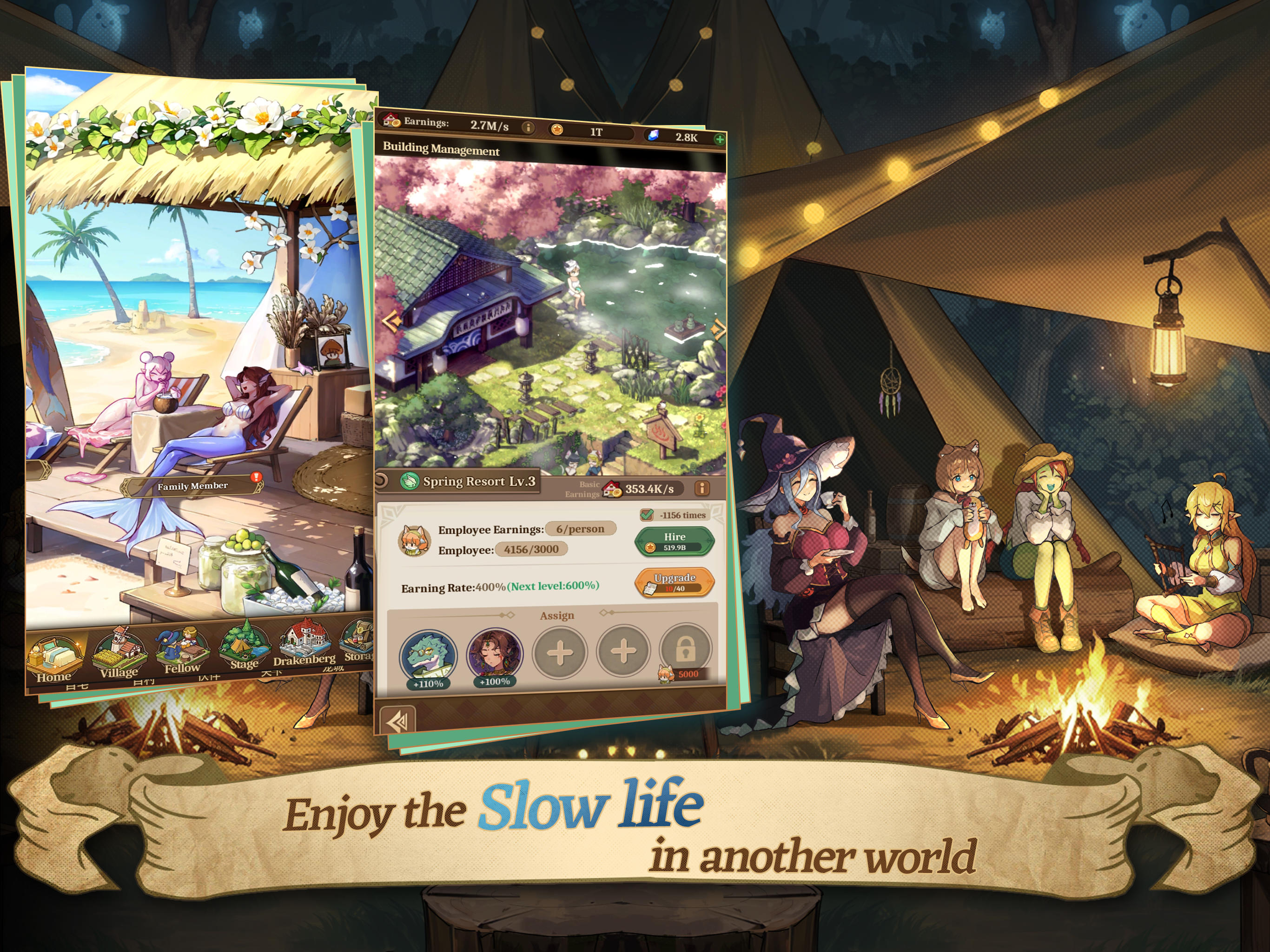 Screenshot of Isekai:Slow Life