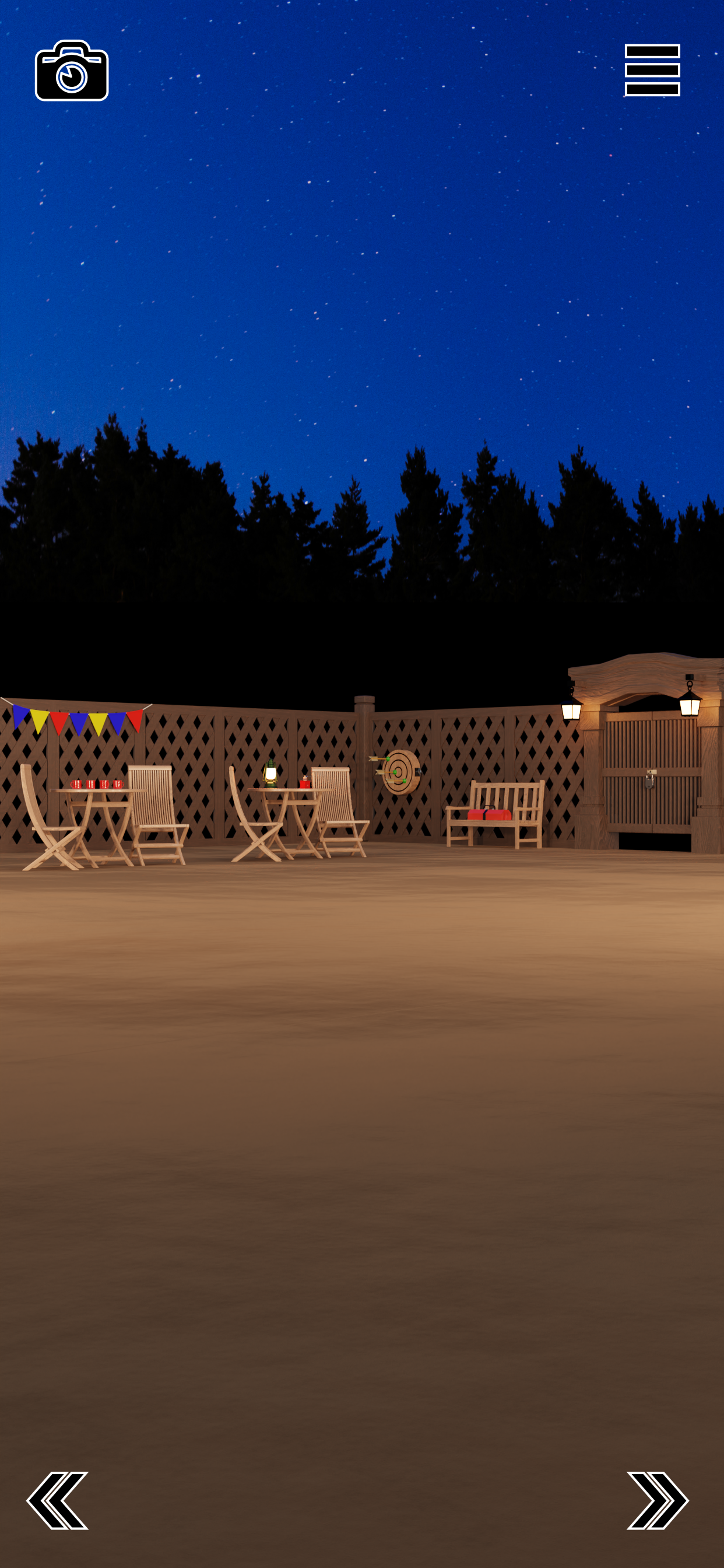 Escape Game Glamping Game Screenshot