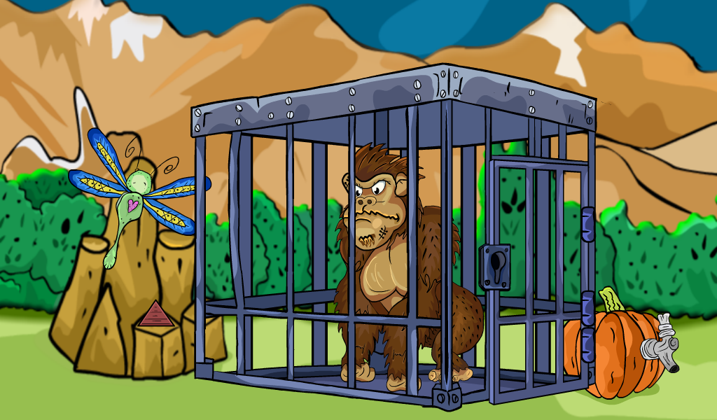 Cuplikan Layar Game Locked Up Gorilla Rescue
