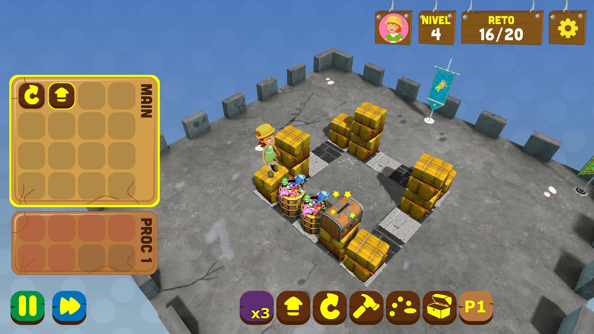 Cuplikan Layar Game Aprende Programación con Chavo