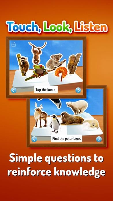 Zoo Animals ~ Touch, Look, Listen Game Screenshot