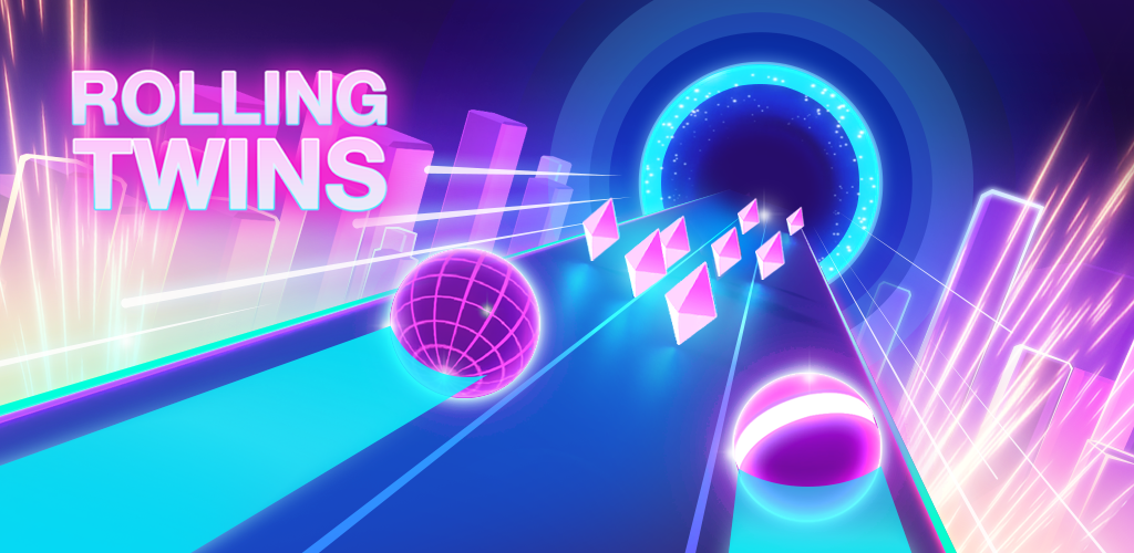 Banner of Rolling Twins: Music Ball Rush 