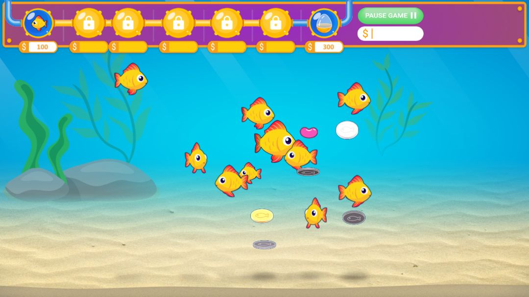 Insane Aquarium Duluxe - Feed Fish! Fight Alien! 게임 스크린 샷