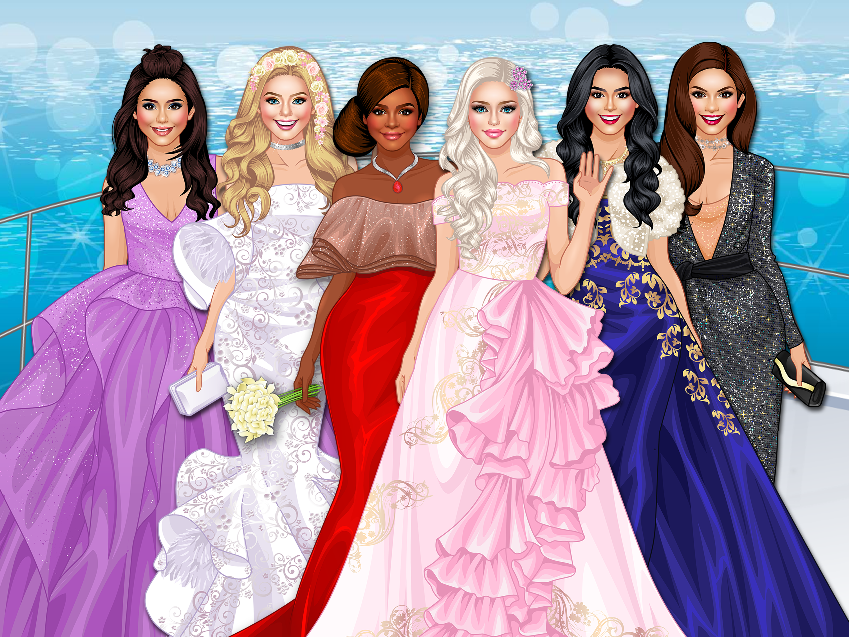 Model Dress Up: Girl Games Game Screenshot