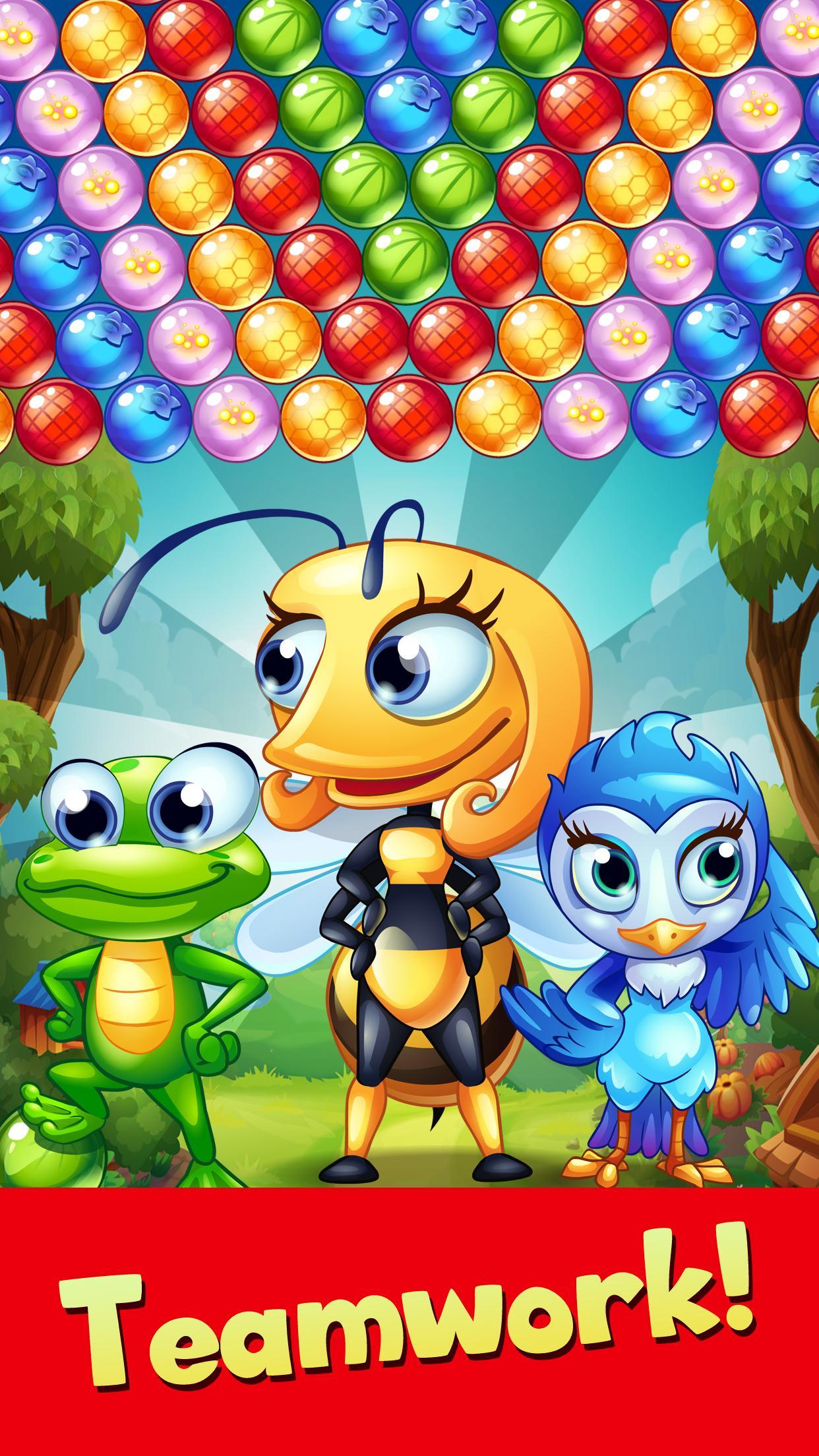 Forest Rescue: Bubble Pop Game Screenshot