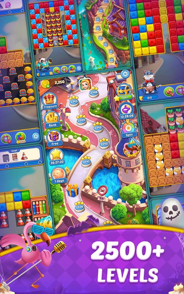 Cube Blast Journey: Toon & Toy Game Screenshot