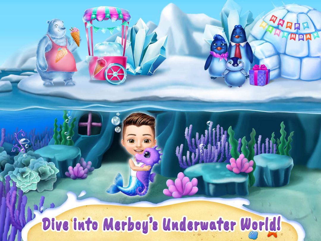 Sweet Baby Girl Mermaid Life screenshot game
