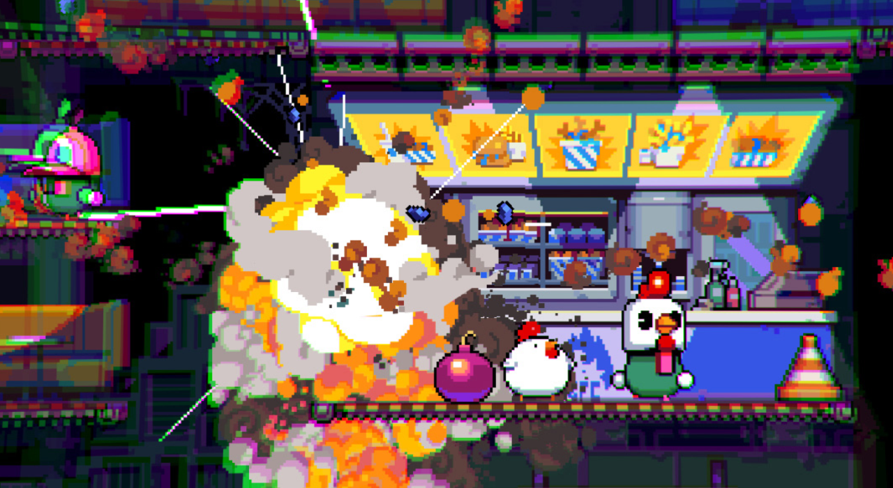 Bomb Chicken ภาพหน้าจอเกม
