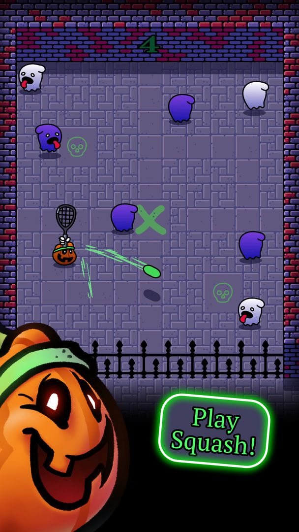 Screenshot of Spooky Squashers
