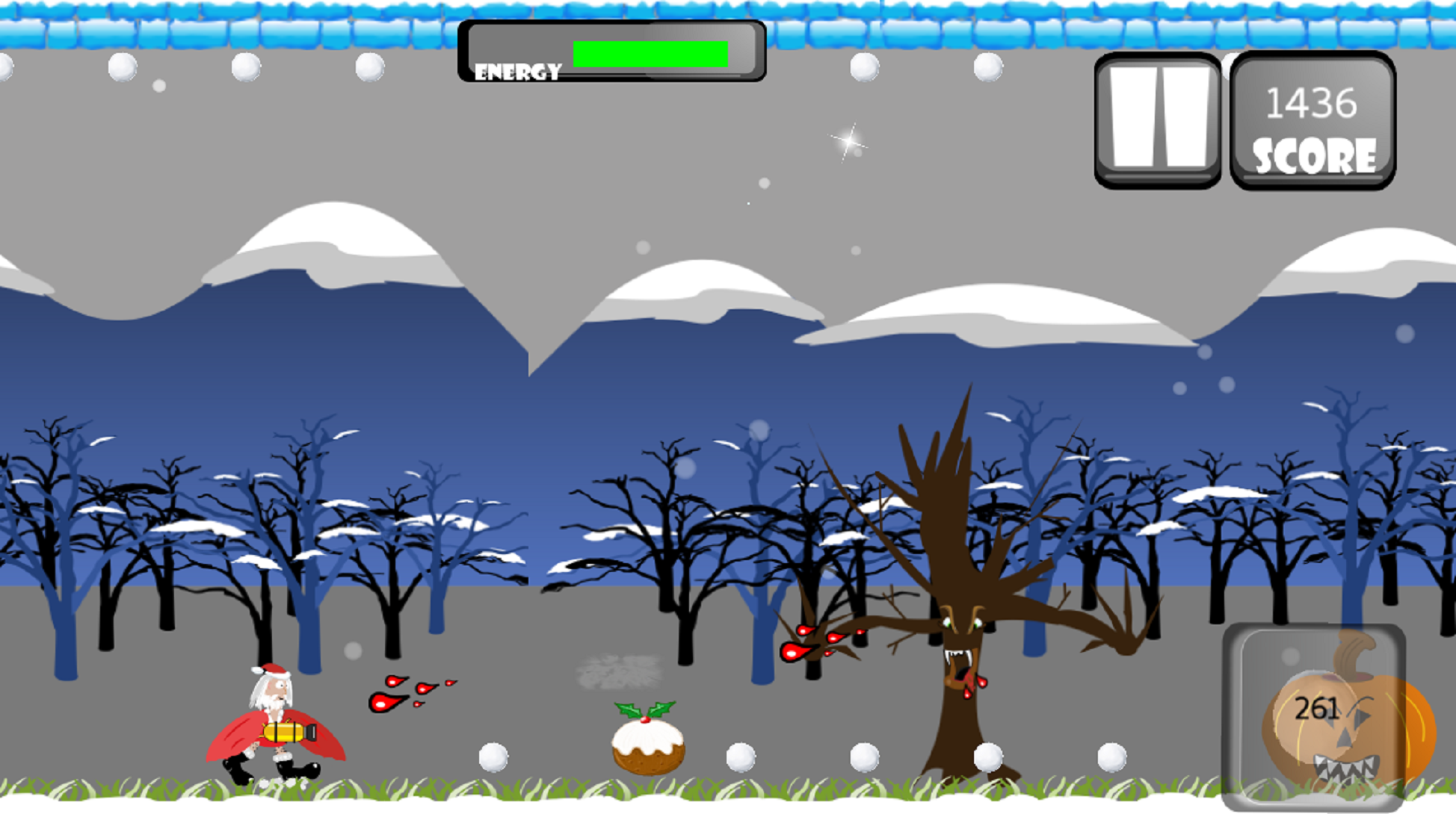 Screenshot of Flappy Christmas