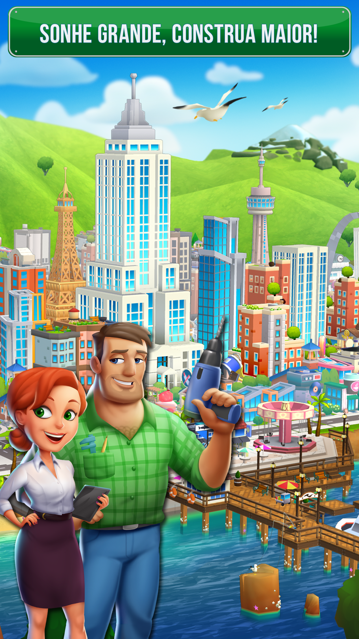 Captura de Tela do Jogo Dream City: Metropolis